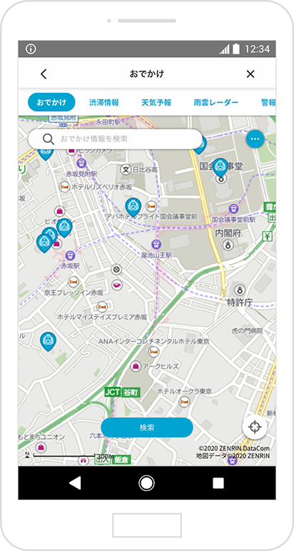 どこに行く？my daizの「地図」を使って、近くのスポットをチェック！